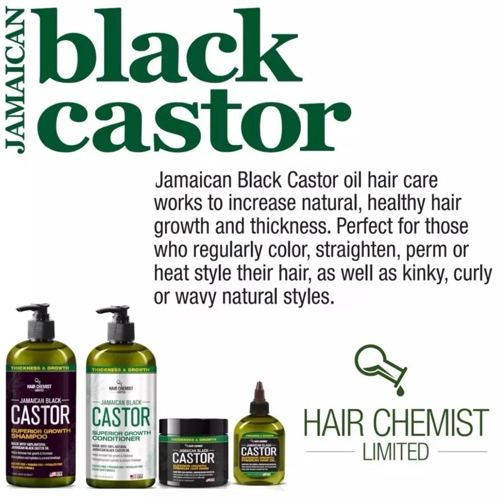 Hair Chemist Jamaican Black Castor Shampoo 33.8 oz - Picture 2 of 3